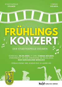 Plakat Frühlingskonzert 2024
