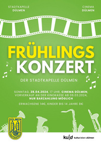 Plakat Frühlingskonzert 2024